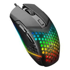Everest SM-GX19 ANGARD RGB Işıklı Makrolu 7200dpi Gaming Oyuncu Mouse
