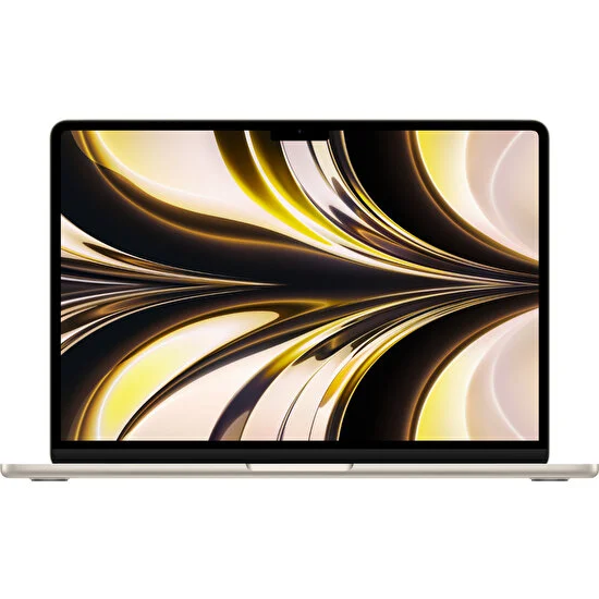 Apple MacBook Air M2 Çip 8GB 256GB SSD macOS 13″ Taşınabilir Bilgisayar Yıldız Işığı MLY13TU/A