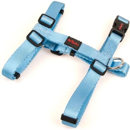 Coco Pet  H-Tip Blue M Küçük-Orta Irk Köpek Göğüs Tasması (Göğüs 42 cm x 69 Cm)