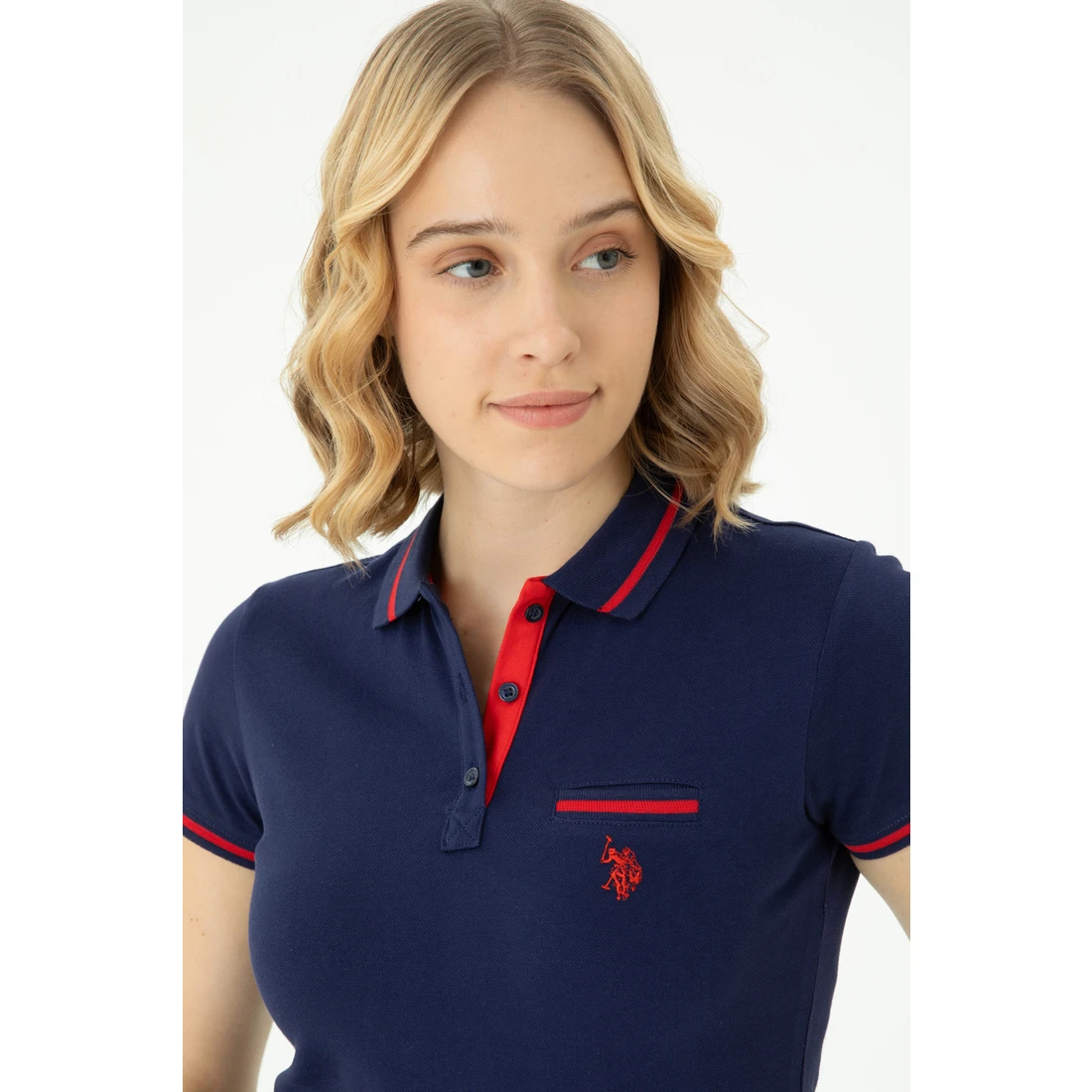 U.S. Polo Assn. Kadın Lacivert Tişört 50262671-VR033