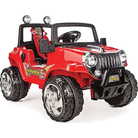 Pilsan Snappy 12V Akülü Araba Jeep – Kırmızı