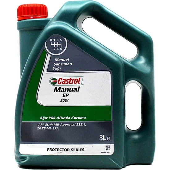 Castrol Manual Ep 80W 3 Lt Manuel Transmisyon ve Şanzıman Yağı